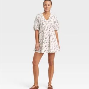 Women's Bell Elbow Sleeve Mini A-Line Dress - Universal Thread sz XL NWT